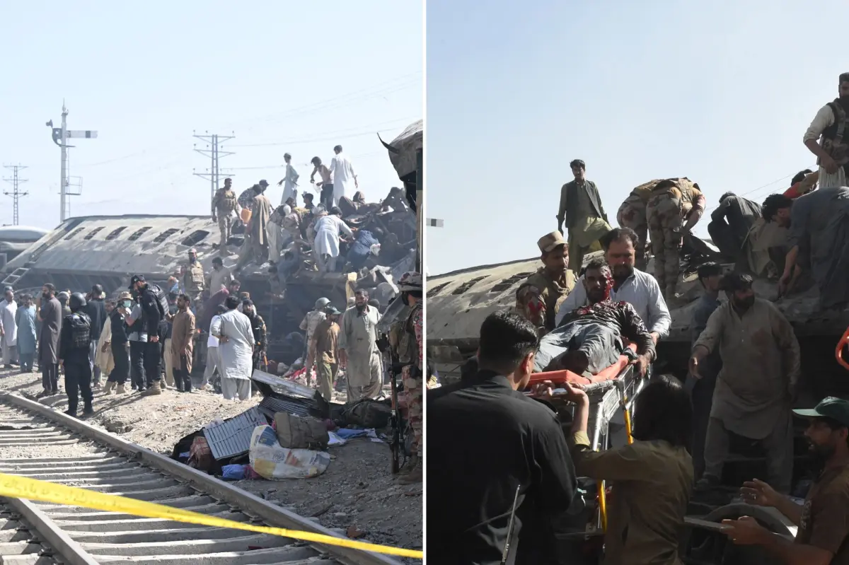 Fatal suicide explosion strikes a train route in Pakistan, leaving at least 23 dead