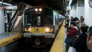 Fire on Amtrak work train near Penn Station injures 5 and disrupts NJ Transit