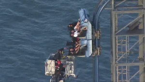 Firefighters save 8 people trapped on Galveston roller coaster for 3 hours