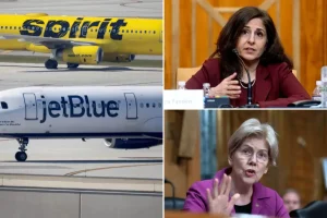 Former Biden official nearly confirms that the administration harmed Spirit Airlines by blocking the JetBlue merger.