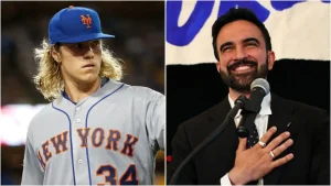 Former MLB pitcher Noah Syndergaard criticizes Zohran Mamdani, highlighting Mets issues amidst New York's turmoil