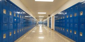 Former high school counselor allegedly was emotional during the hearing after facing felony sex charges linked to a student.