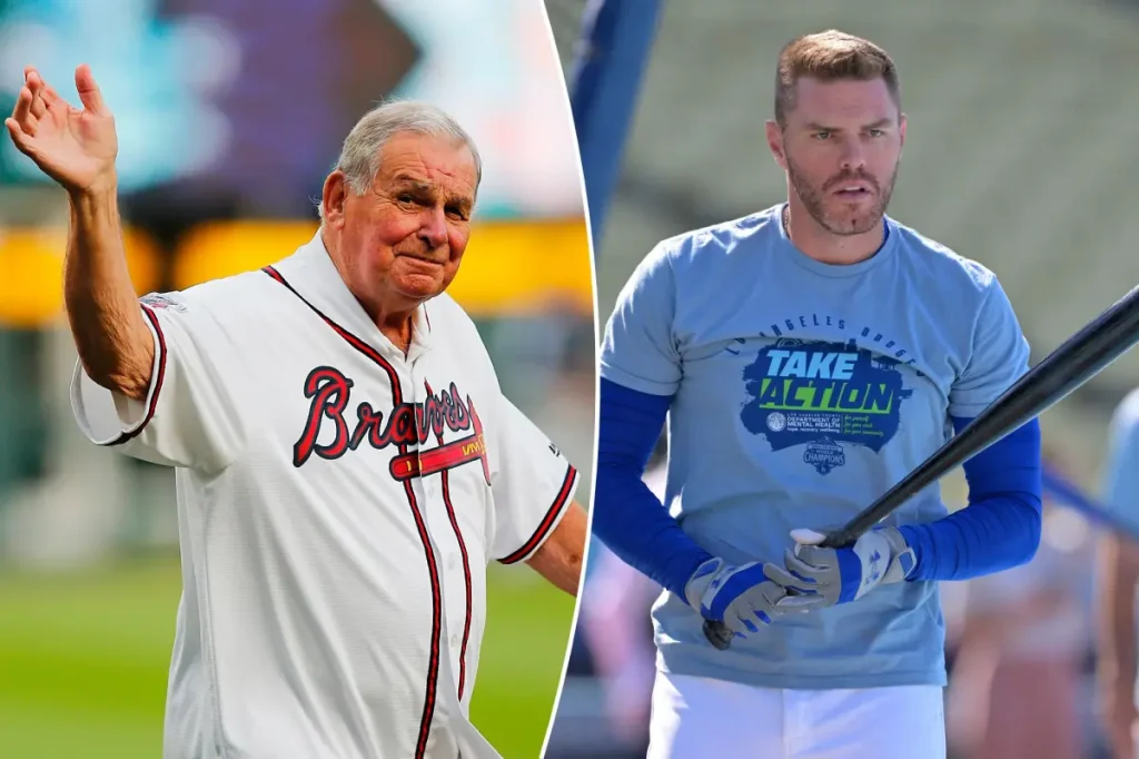 Freddie Freeman of the Dodgers remembers late Braves manager Bobby Cox