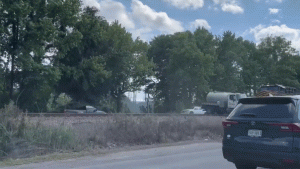 Freight train hits septic truck at Virginia crossing, causing sewage spill