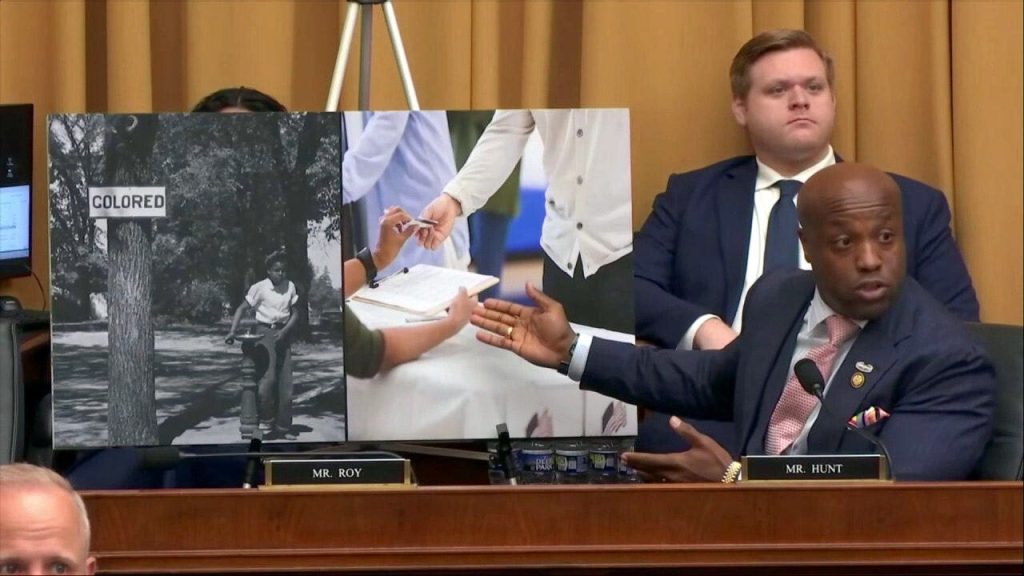 GOP Representative Wesley Hunt criticizes the SPLC and Democrats for their 'Jim Crow 2.0' accusations