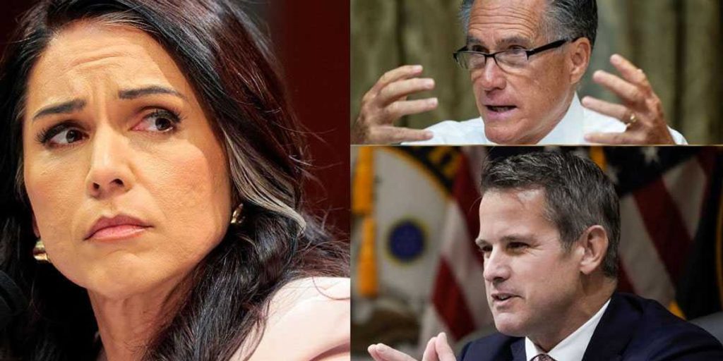 Gabbard investigates the biolabs after Romney labeled her a 'traitor' for bringing them up.