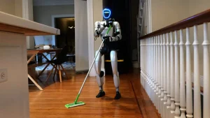 Gatsby announces that its humanoid robot has finished the first home cleaning for consumers in the US.