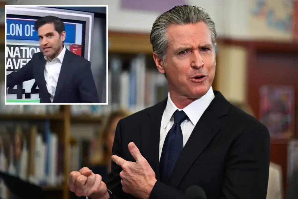 Gavin Newsom reacts strongly to CNN analyst addressing soaring gas prices in California.