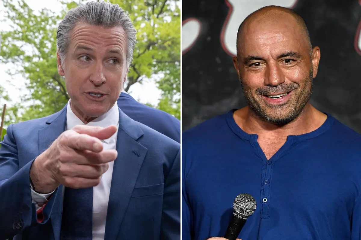 Gavin Newsom strikes a harsh blow to 'everyman' Joe Rogan