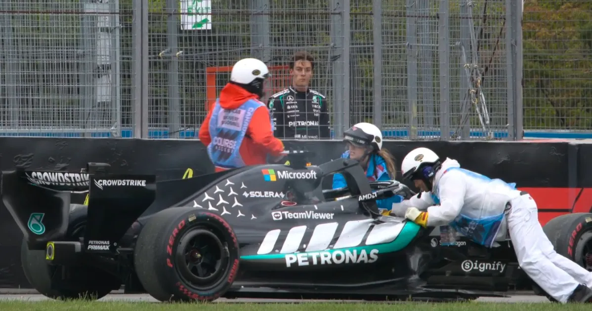 George Russell at a loss for words following the Canadian Grand Prix