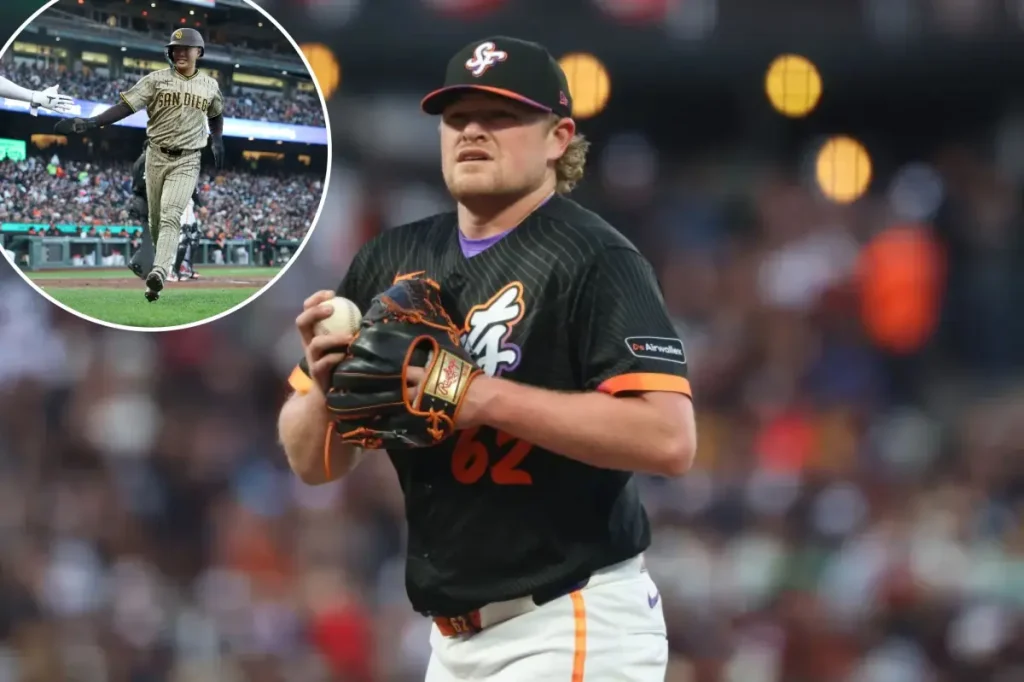 Giants' multiple home runs are overshadowed as Padres overwhelm Logan Webb.