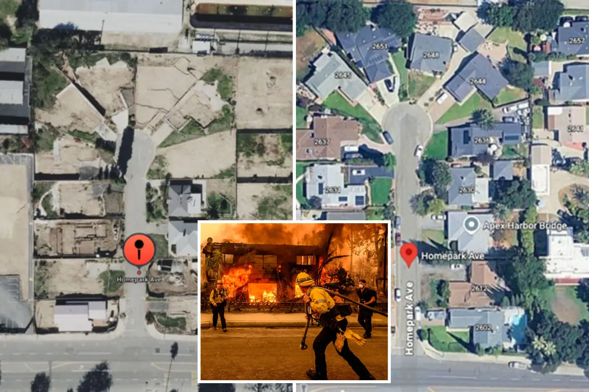 Google Maps removes pictures of LA wildfires before the elections