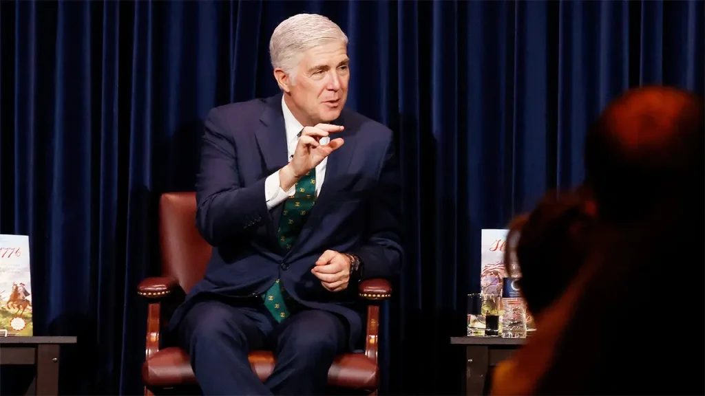 Gorsuch addresses concerns about security risks and the autonomy of federal courts