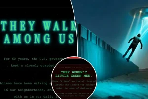 Government introduces playful 'Aliens.gov' site while gradually making UFO documents available: 'They walk among us'
