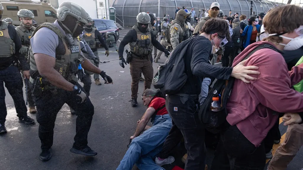 Governor Sherrill sends state police to Newark ICE location following confrontations