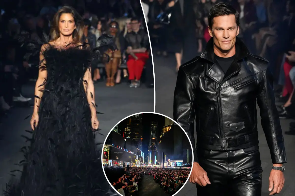 Gucci transforms Times Square into a runway for the launch of its new Cruise collection.