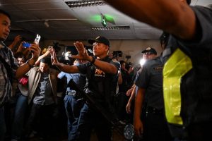 Gunfire breaks out at the Senate during standoff over Senator's ICC arrest