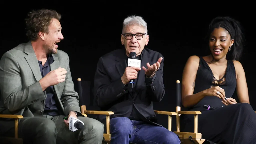 Harrison Ford puzzled by 'raw-dogging' term in 'Shrinking' discussion