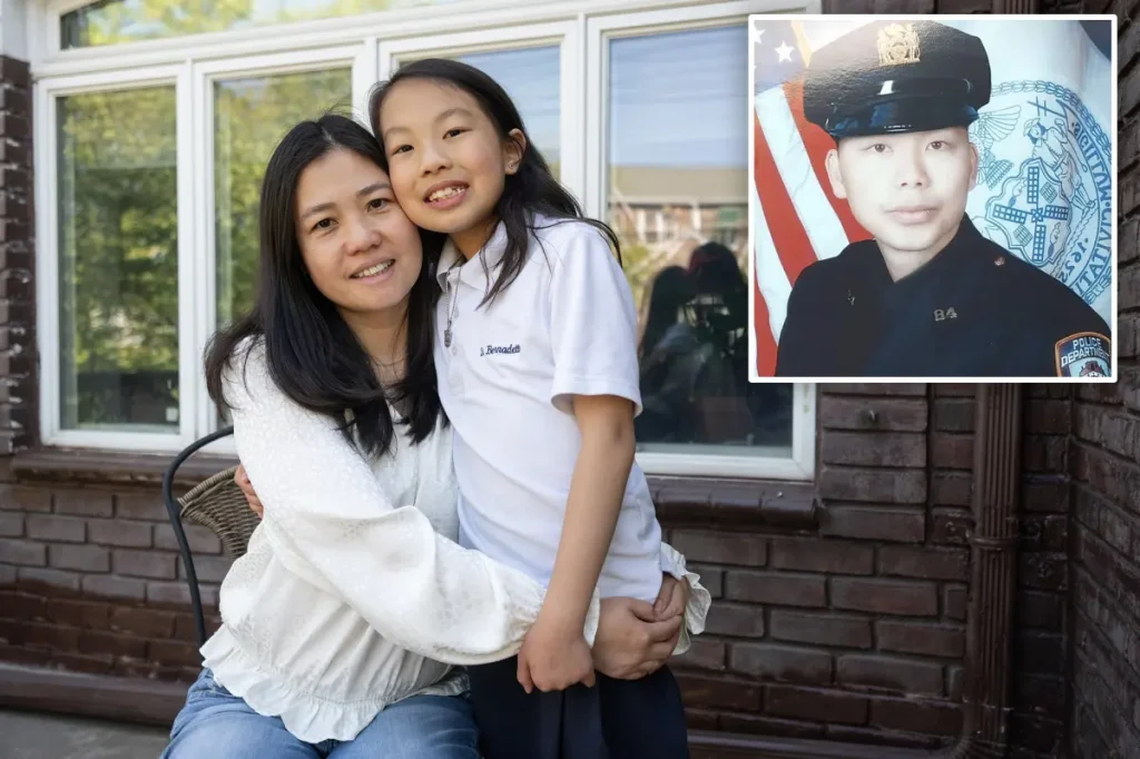 Heartbroken NYPD widow's Mother's Day present is a 'miracle baby' that honors her husband's memory