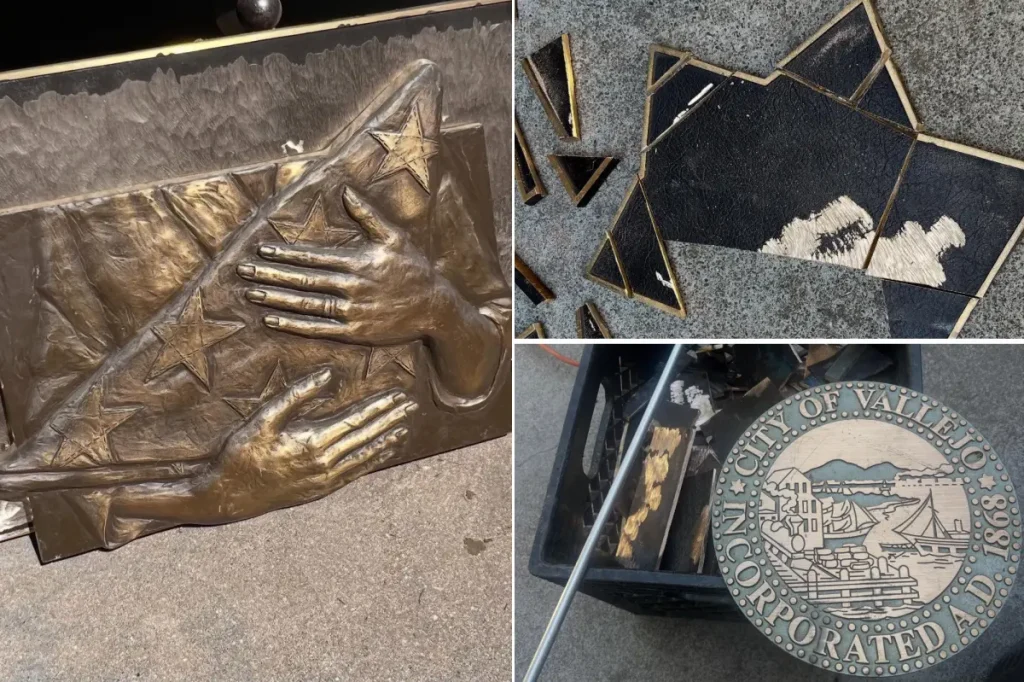 Heartless thieves loot tribute to fallen California officers: ‘Who would sink this low?’