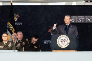 Hegseth delivers speech at West Point graduation