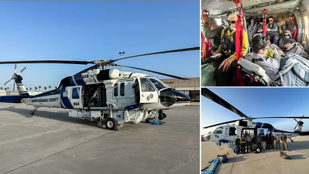 Helicopter rescues 11 National Park Service employees from island fire