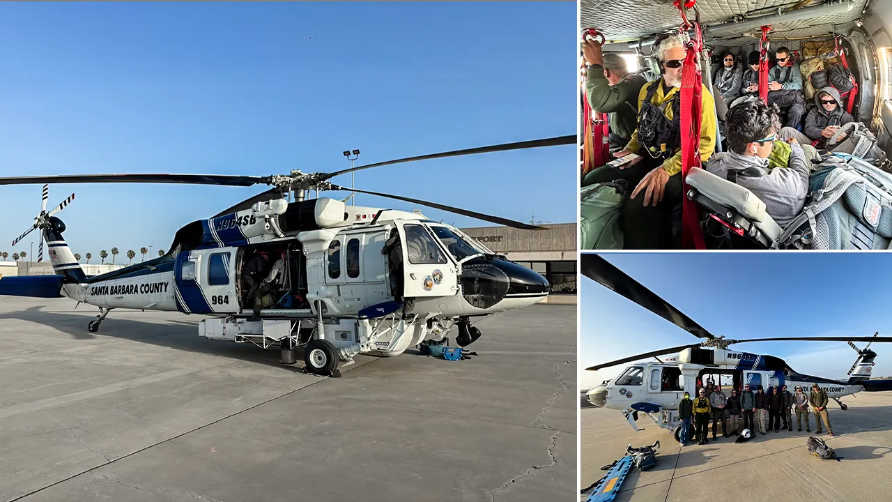 Helicopter rescues 11 National Park Service employees from island fire