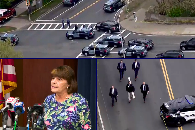 Heroic actions of a veteran and trooper stop gunman in Cambridge; two injured and suspect arrested