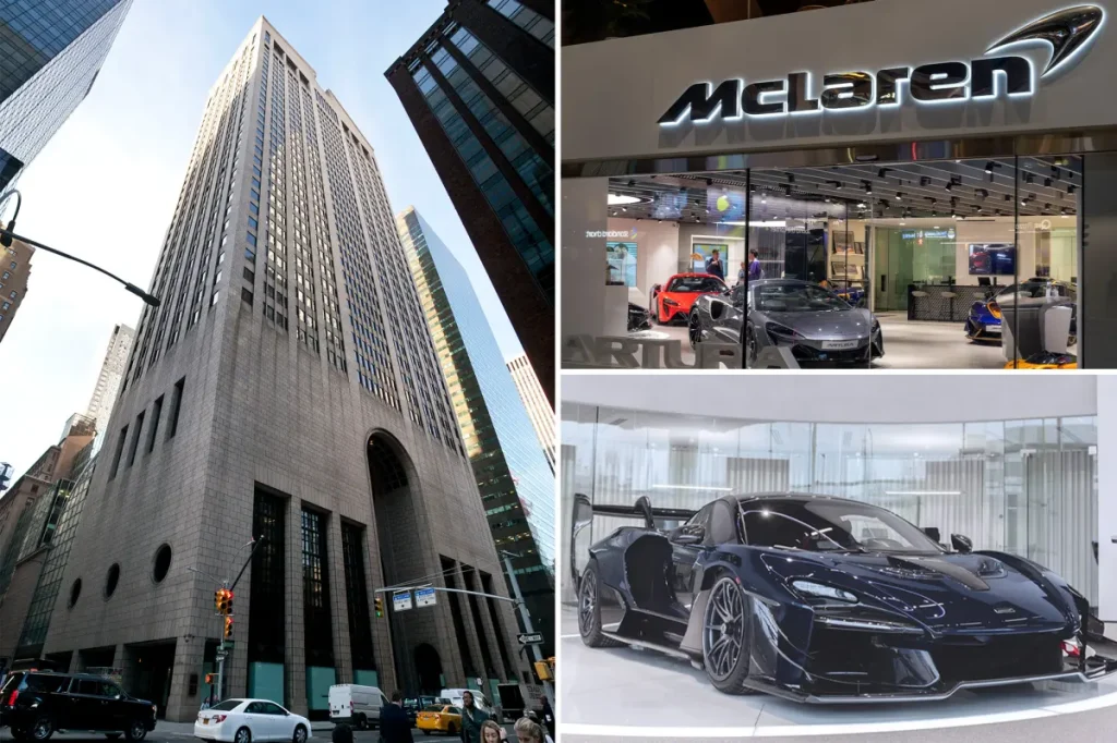 High-end car manufacturer McLaren is set to arrive in Midtown NYC, contributing to the impressive revival of a historic tower: sources