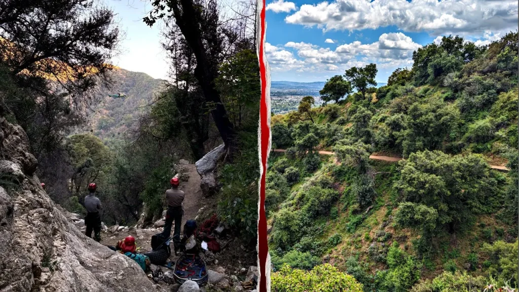 Hiker loses life after slipping into a deep rocky gorge on Mount Wilson Trail