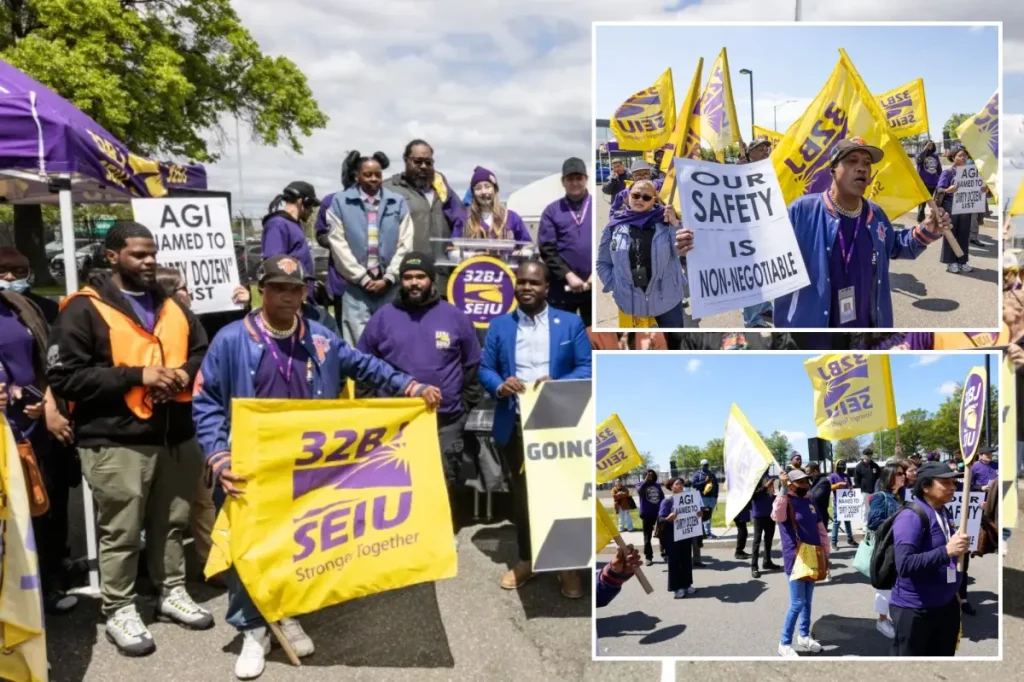 Hundreds gather following a report highlighting unsafe conditions for AGI workers