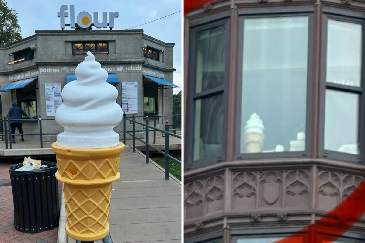 Ice cream from Boston bakery likely seen in dorm window