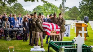 Identified through DNA, a Jewish World War II soldier has been reburied at Normandy.