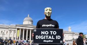 In the midst of chaos in the UK, the call for digital identification and phone monitoring persists.