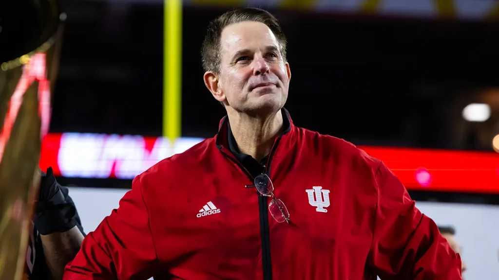Indiana coach Curt Cignetti is gaining experience as a pace car driver ahead of the Indianapolis 500.
