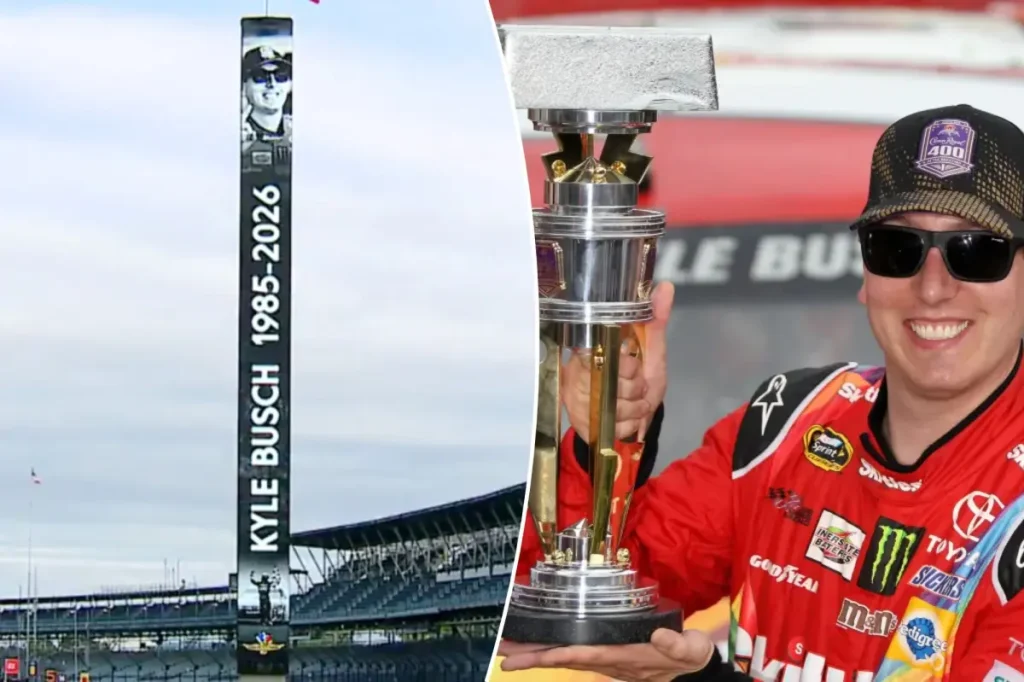 Indianapolis Motor Speedway pays tribute to NASCAR legend Kyle Busch following his passing