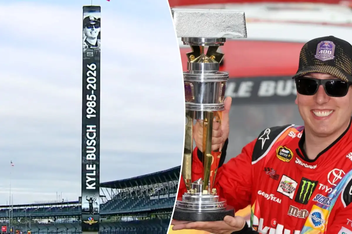 Indianapolis Motor Speedway pays tribute to NASCAR legend Kyle Busch following his passing
