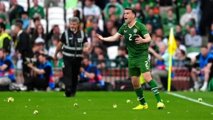 Ireland-Qatar match interrupted twice as fans toss tennis balls to oppose Nations League matches with Israel