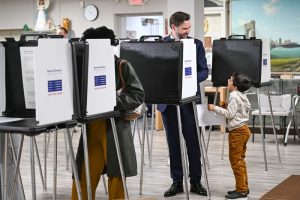 JD Vance votes in Ohio primary elections