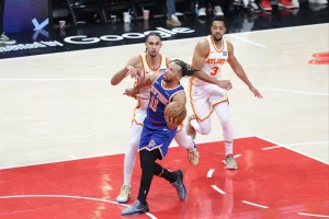 Jalen Brunson isn't convinced by the idea that the Knicks are the top team in the East.