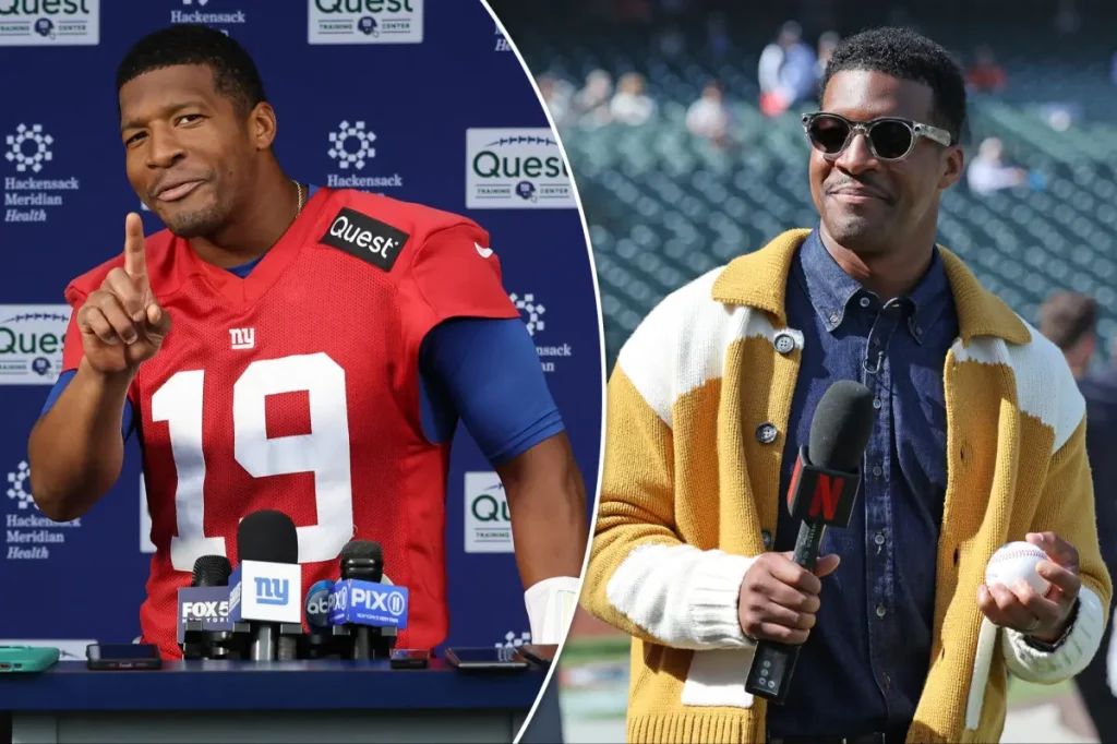 Jameis Winston showcases his creative skills in the 2026 Giants schedule video
