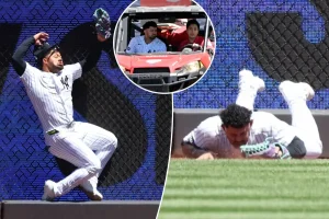 Jasson Dominguez's injury overshadows the Yankees' victory over the Rangers