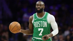 Jaylen Brown says NBA referees had a plan against him in playoff defeat.