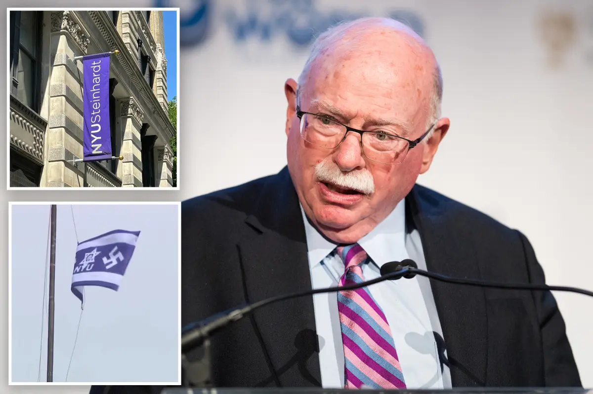 Jewish supporters of the NYU building marked with a swastika flag are 'disturbed' by the hateful incident.