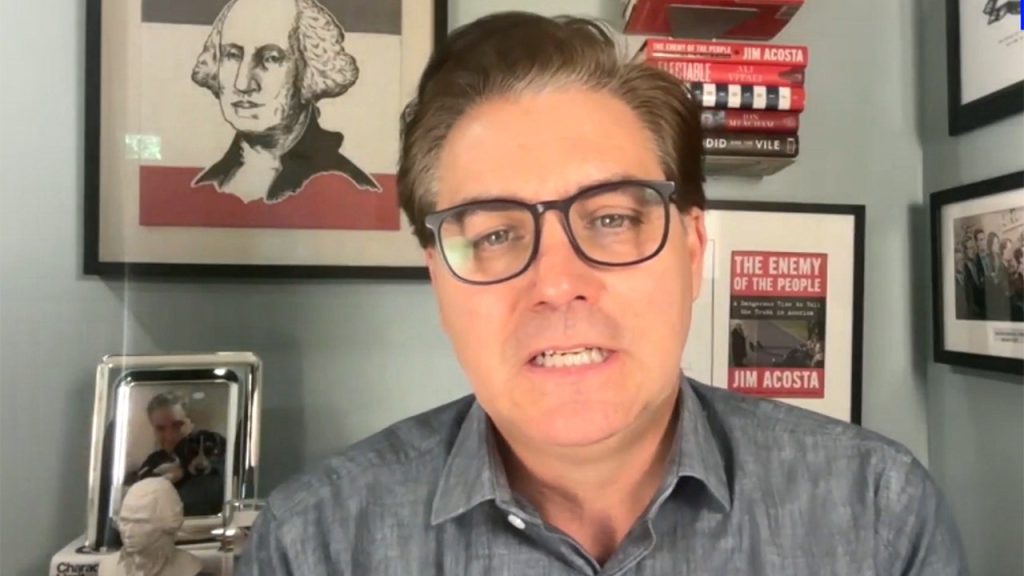 Jim Acosta believes Scott Jennings should be dismissed following their on-air argument.