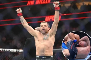 Jim Miller of New Jersey triumphs in UFC 328 Hudson River clash