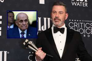 Jimmy Kimmel made a joke about Rudy Giuliani coming back to life just days before his pneumonia hospitalization.