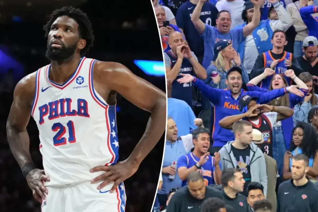 Joel Embiid pleads with 76ers ticket-holders to refrain from selling to Knicks fans