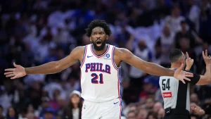 Joel Embiid suggests that the referees supported the Knicks during the Game 3 playoff defeat.