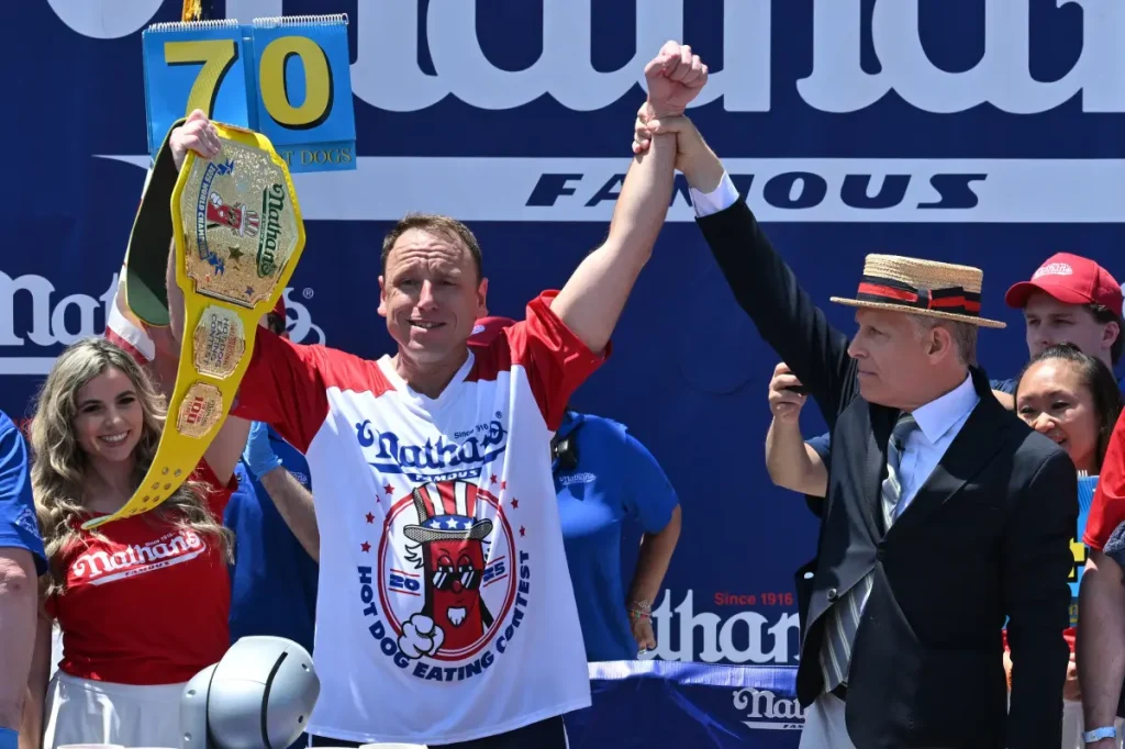 Joey Chestnut admits guilt following altercation at a bar